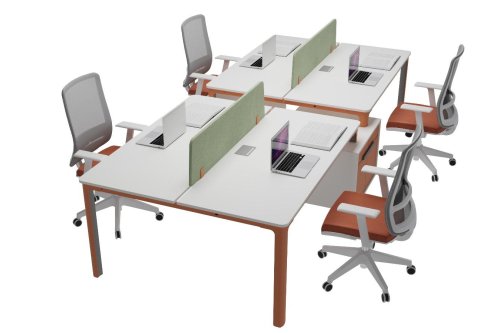 Norse Kabinli Dörtlü Workstation 