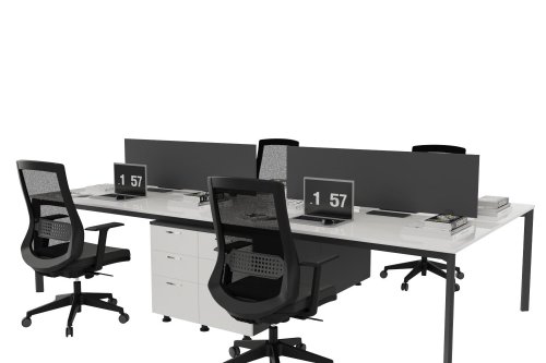 Coman Etajerli Dörtlü Workstation 