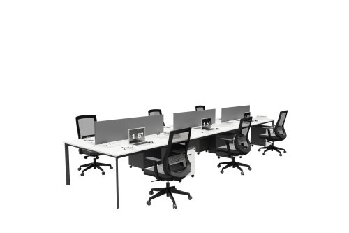 Coman Altılı Workstation | Masko Mobilya Kenti