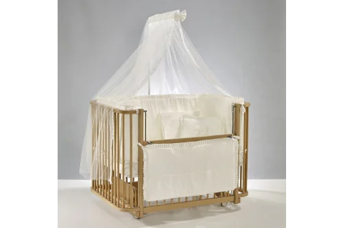 Bambino Anne Yanı Ahşap Sallanır Beşik | Masko Mobilya Kenti