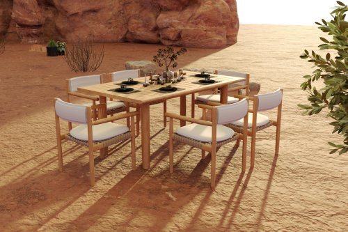 Icon Teak Masa Takımı 
