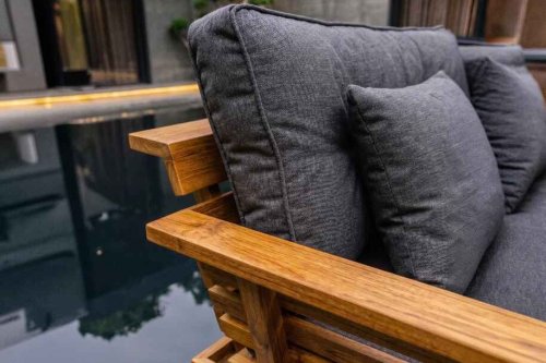 Saray Teak Bahçe Köşe Koltuk Takımı 