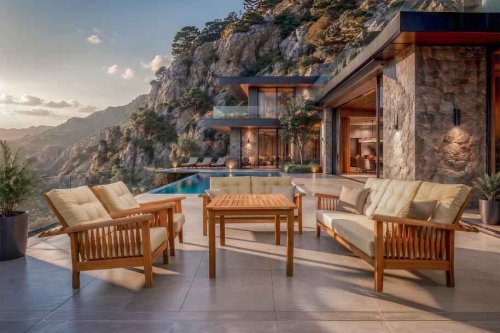 Bodrum Teak Bahçe Koltuk Takımı | Masko Mobilya Kenti