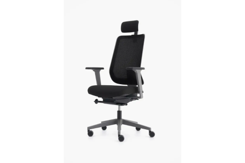 Mou Pro Front Tilt Çalışma Sandalyesi - Başlıklı - Antrasit