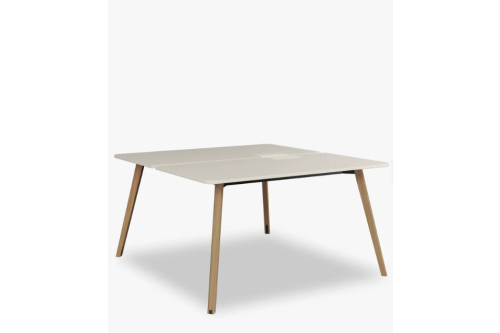 Pila Wood Elektrifikasyonlu İkili Çalışma Masası