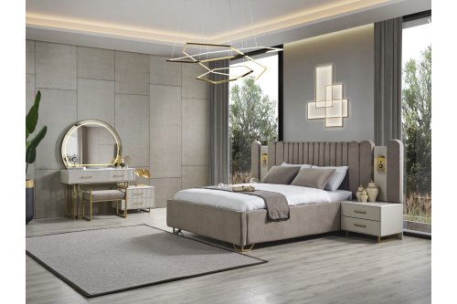Gold Lİne Yatak Odası  | Masko Mobilya Kenti