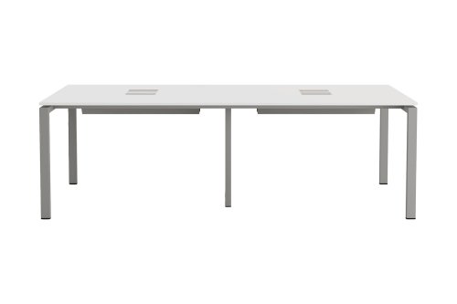 Ostiawork Metal Ayaklı Dörtlü Çalışma Masası 