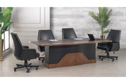 Soprano Ahşap Modern Toplantı Masası